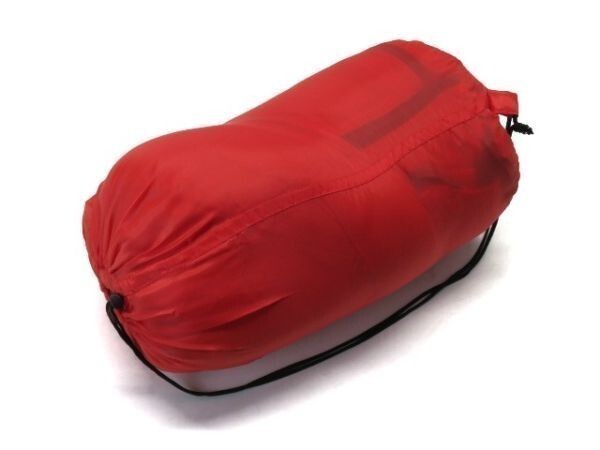[新品/赤4] アウトドア キャンプ シュラフ 寝袋 封筒寝袋 綿寝袋 赤 190×75(cm) 重量1000(g)の画像1