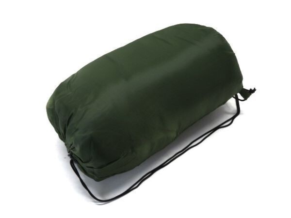 [新品/緑2C] アウトドア キャンプ シュラフ 寝袋 封筒寝袋 綿寝袋 緑 190×75(cm) 重量1000(g) 2点セットの画像2
