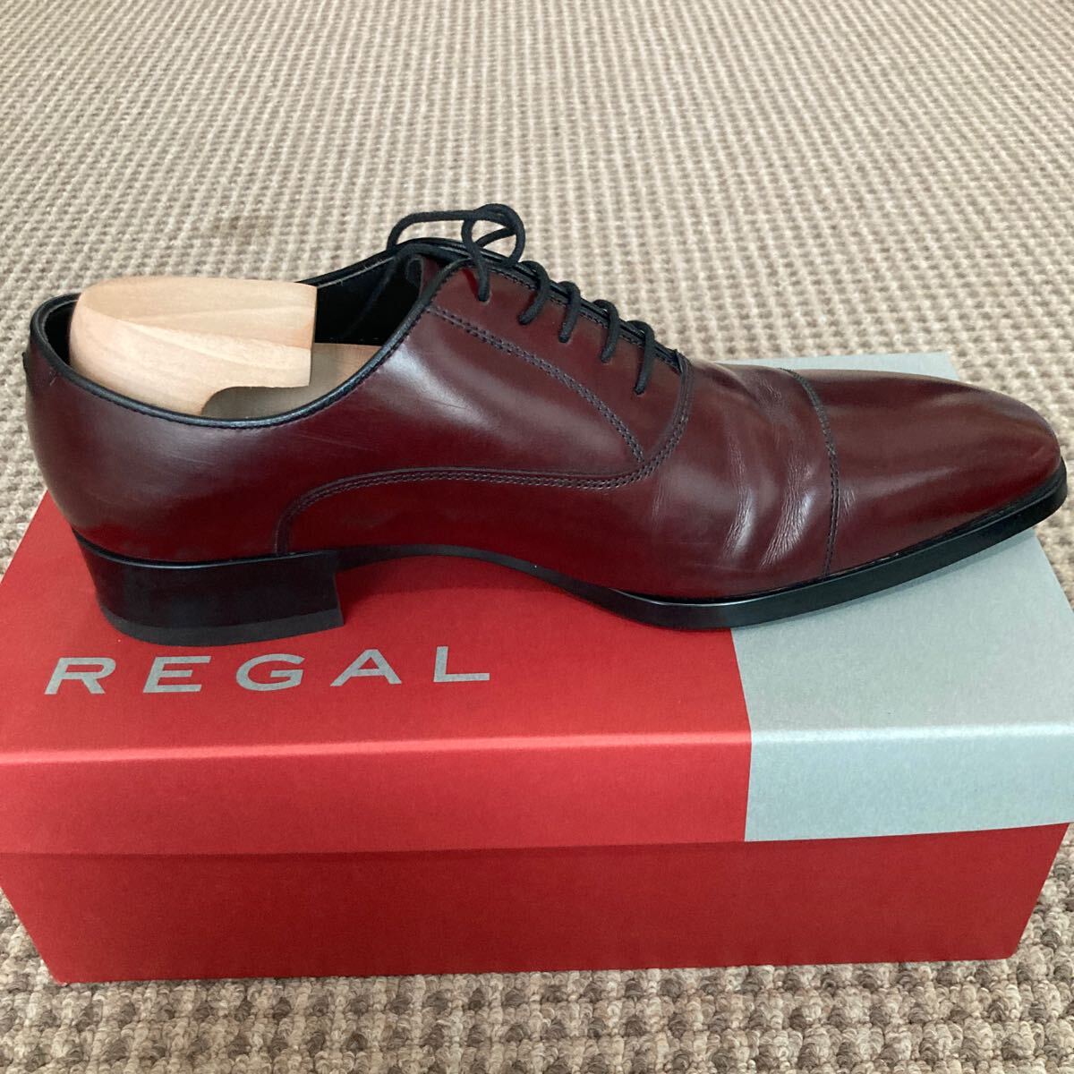 ストレートチップ 革靴 ビジネスシューズ REGAL リーガル W51_画像4