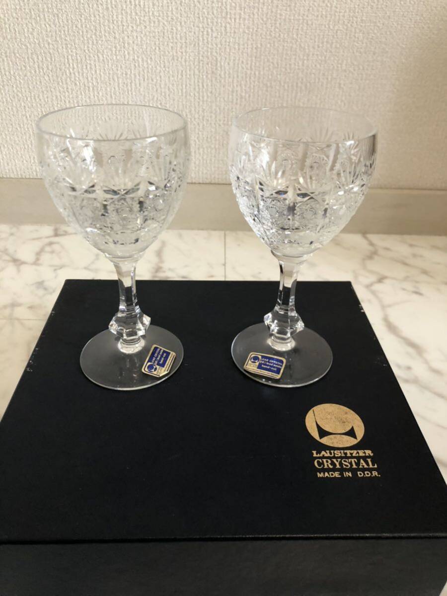 lavujitsa-lausitzer crystal wine glass pair pe Agras 