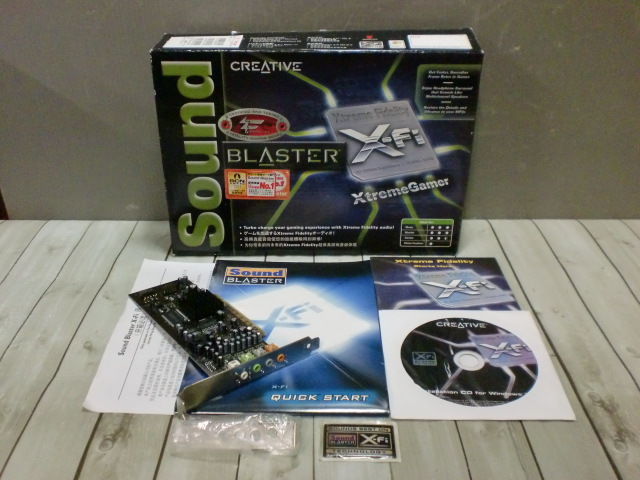 【サウンドカード】Sound BLASTER X-Fi XtremeGamer SB0730 3個 ジャンク品の画像2