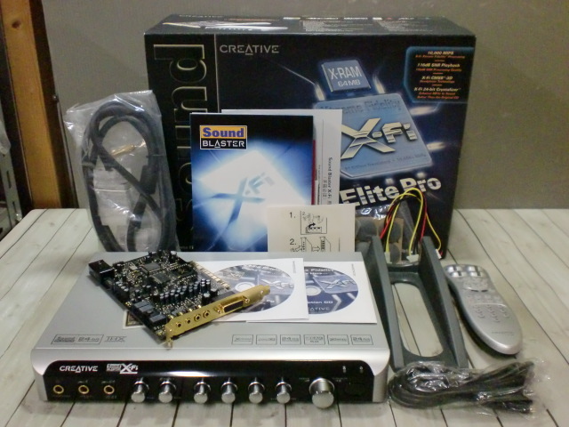【Sound BLASTER X-Fi Elite Pro】SB0510 SB0550 ジャンク品_画像1