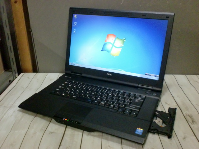 【RS-232C端子/Windows 7 Pro 32ビット】NEC VersaPro VK25LA-N Core i3 ACアダプタ付の画像1