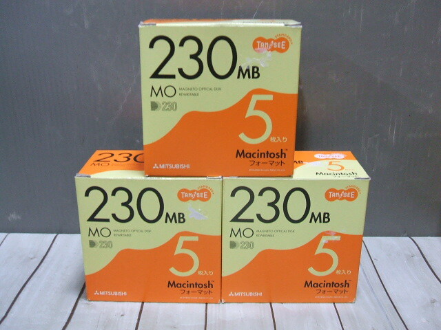 【MOディスク/40枚】640MB×25枚 230MB×15枚 未使用品 SEDM640FPB-D/5EDM-640CDF/KCN640U5/MO230MX5T_画像7