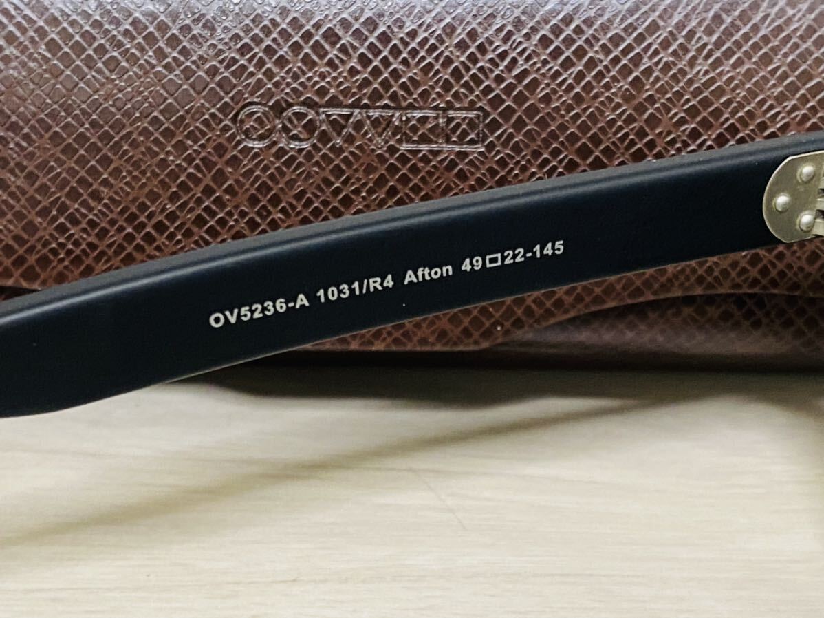 ★OLIVER PEOPLES★オリバーピープルズ サングラス OV5236-A★Afton★マットブラック スクエア 伊達眼鏡 未使用 美品 _画像6