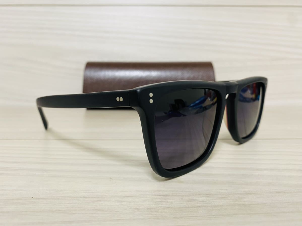 OLIVER PEOPLES オリバーピープルズ サングラス OV5189-S 1031/R2★Bernardo★マットブラック スクエア 伊達眼鏡 未使用 美品 の画像3