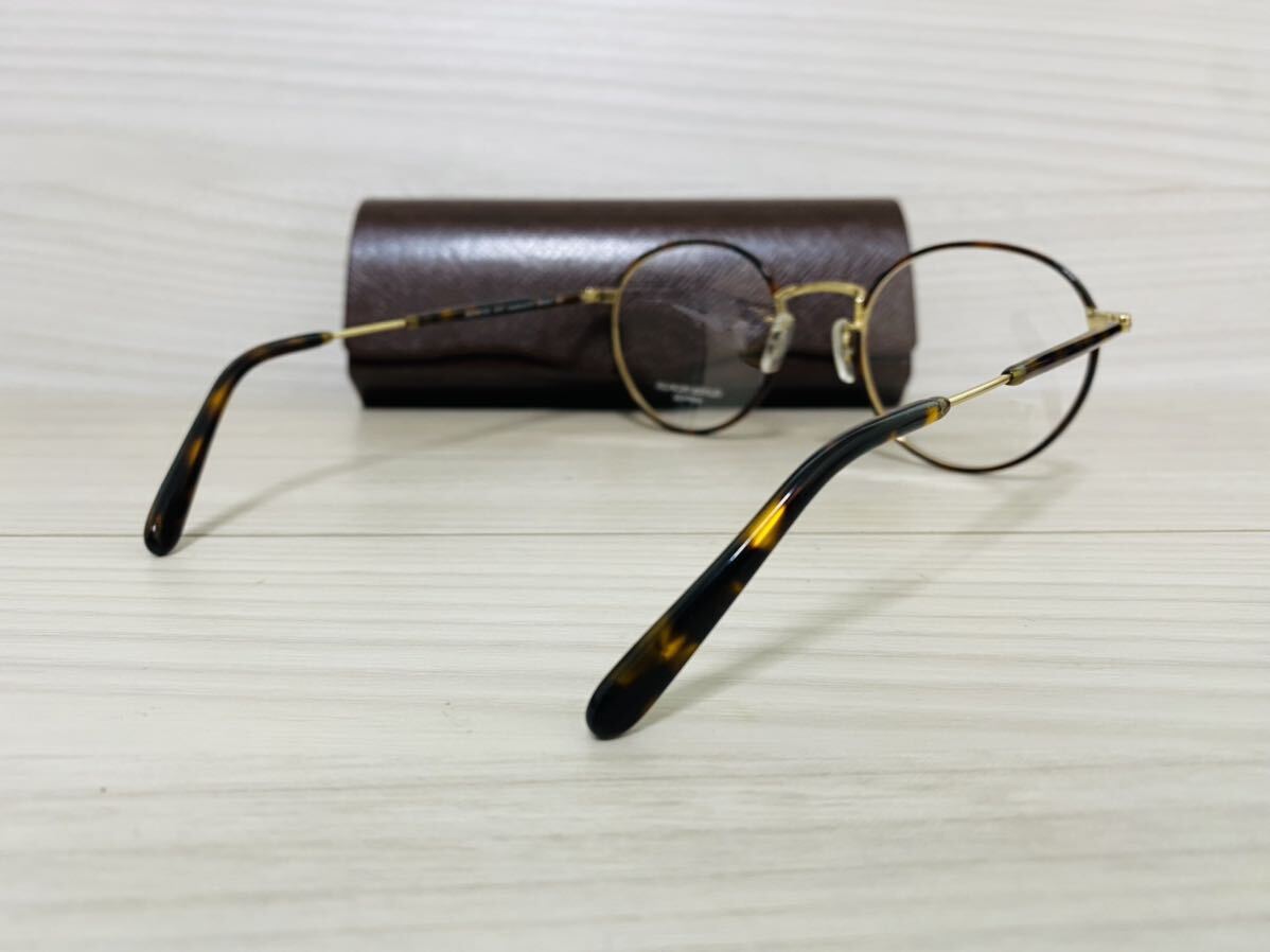 OLIVER PEOPLES オリバーピープルズ 眼鏡フレーム★OV1161TD 5121★Hartford-CV★ボストン ラウンド 鼈甲柄 ゴールド★未使用 美品★の画像5