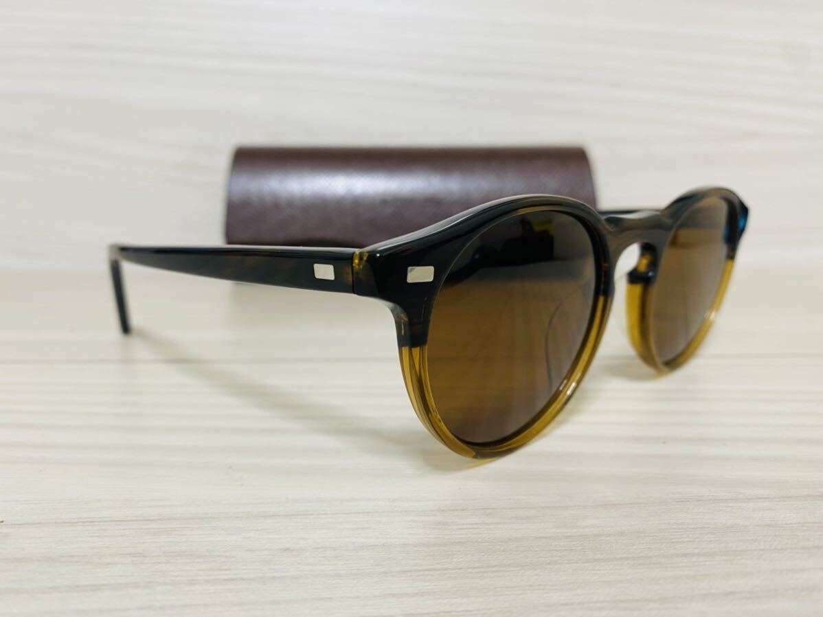 OLIVER PEOPLES オリバーピープルズ サングラス OV5217S 1001/P3★Gregory Peck Sun★オシャレカラー 未使用 美品 の画像3