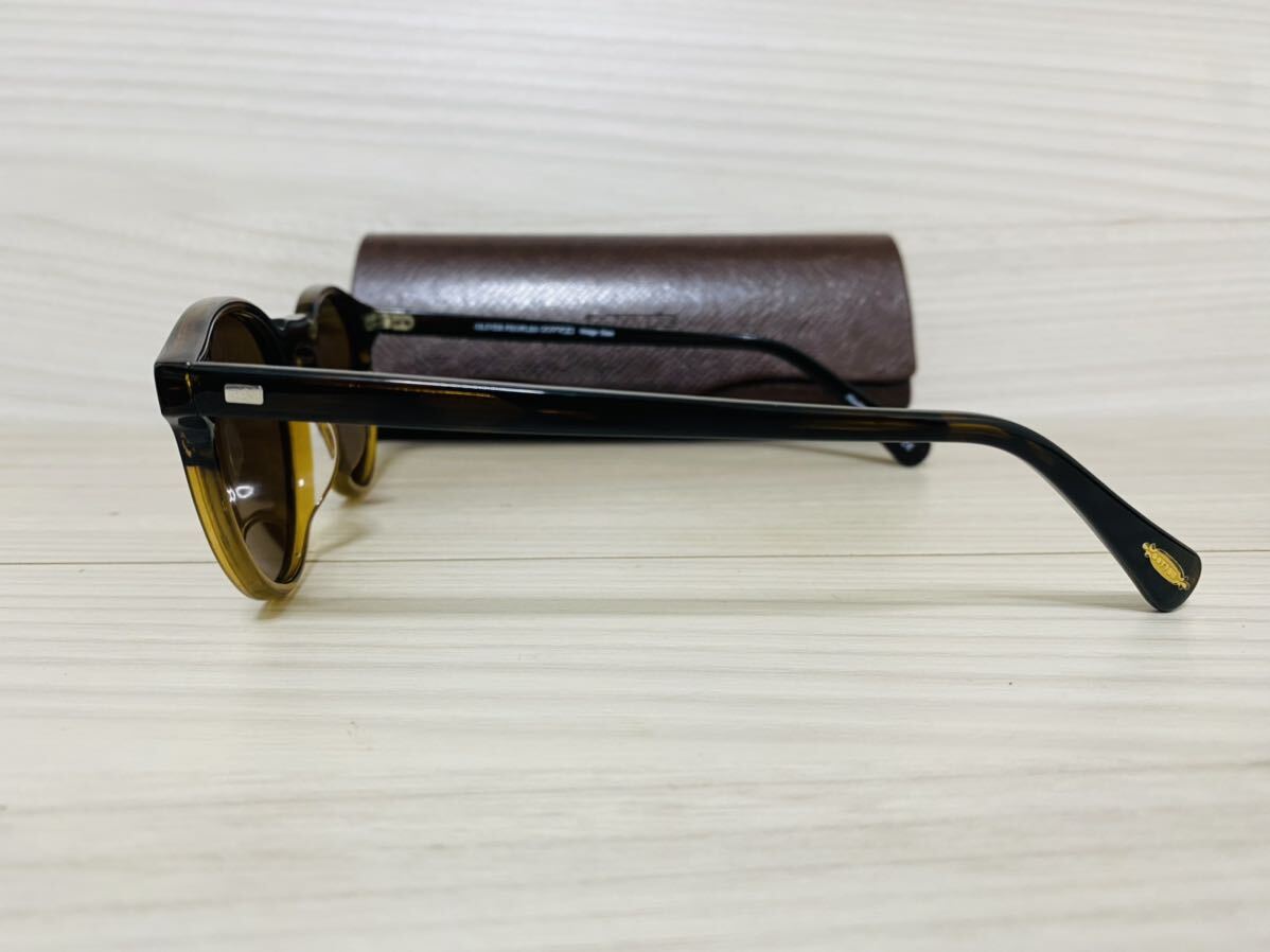 OLIVER PEOPLES オリバーピープルズ サングラス OV5217S 1001/P3★Gregory Peck Sun★オシャレカラー 未使用 美品 の画像4