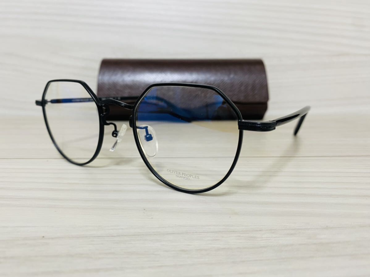 OLIVER PEOPLES オリバーピープルズ 眼鏡フレーム★OV1216TD 5031★OP-43T★ボストン ブラック★未使用 美品★の画像2