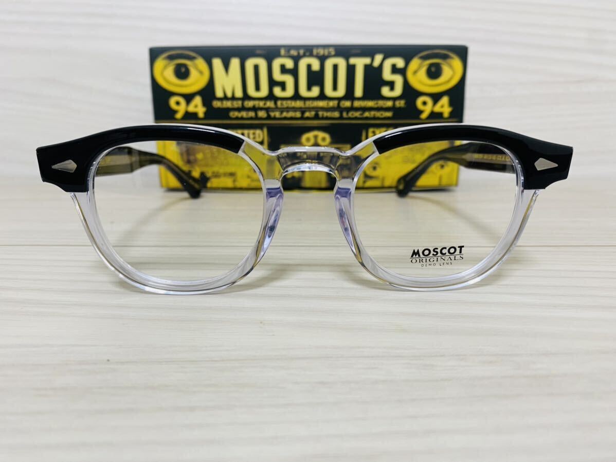 MOSCOT★DUDEL★モスコット★メガネフレーム★伊達眼鏡 ボストン バイカラー セルフレーム 未使用 美品★_画像1