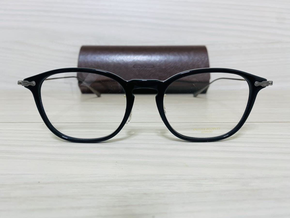 OLIVER PEOPLES オリバーピープルズ 眼鏡フレーム★OV5317D 1662★WINNETT★ブラック グレー★チタンフレーム★未使用 美品★_画像1