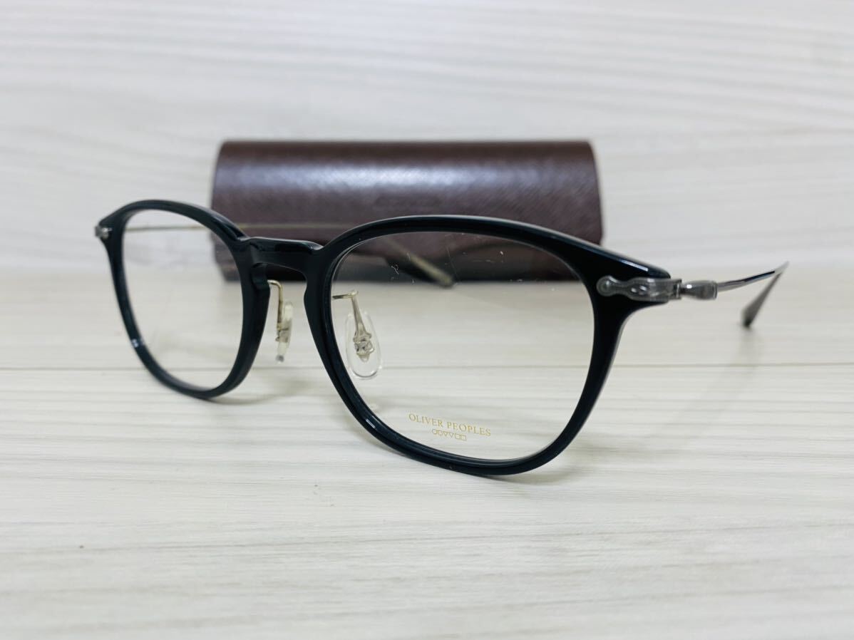 OLIVER PEOPLES オリバーピープルズ 眼鏡フレーム★OV5317D 1662★WINNETT★ブラック グレー★チタンフレーム★未使用 美品★_画像2