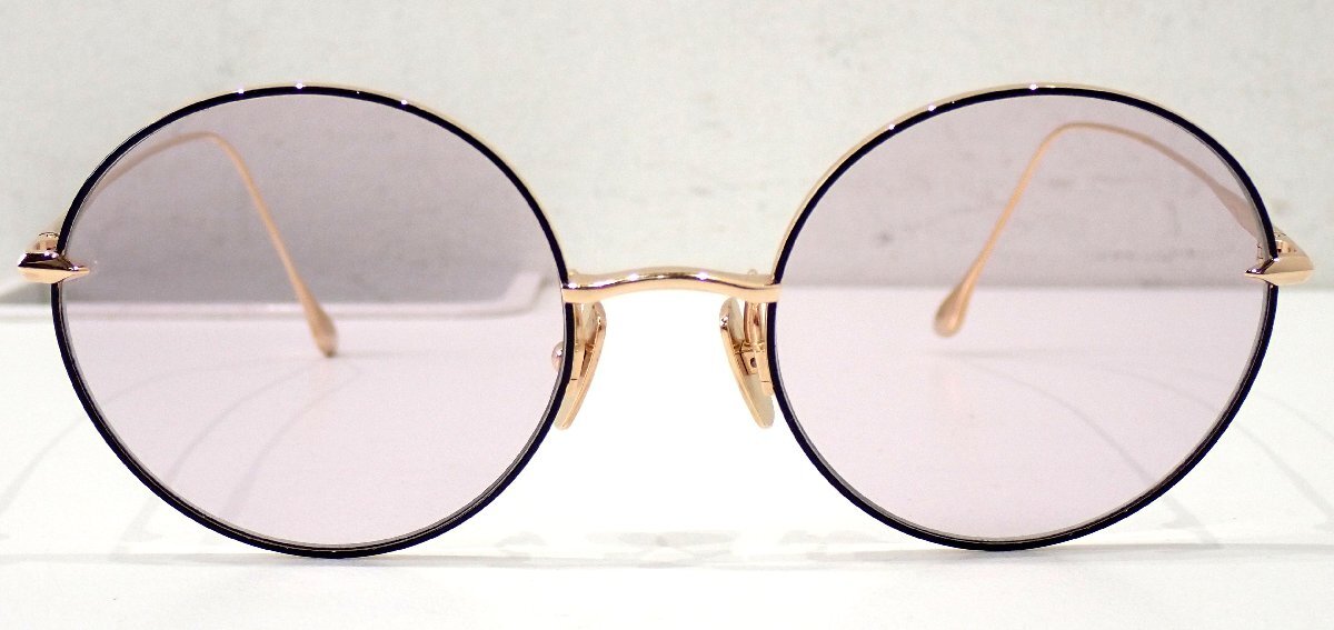新品同様 超美品 DITA ディータ HYDEさん着 DTX506-52 サングラス 眼鏡 ブラック メガネ ラウンド_画像2