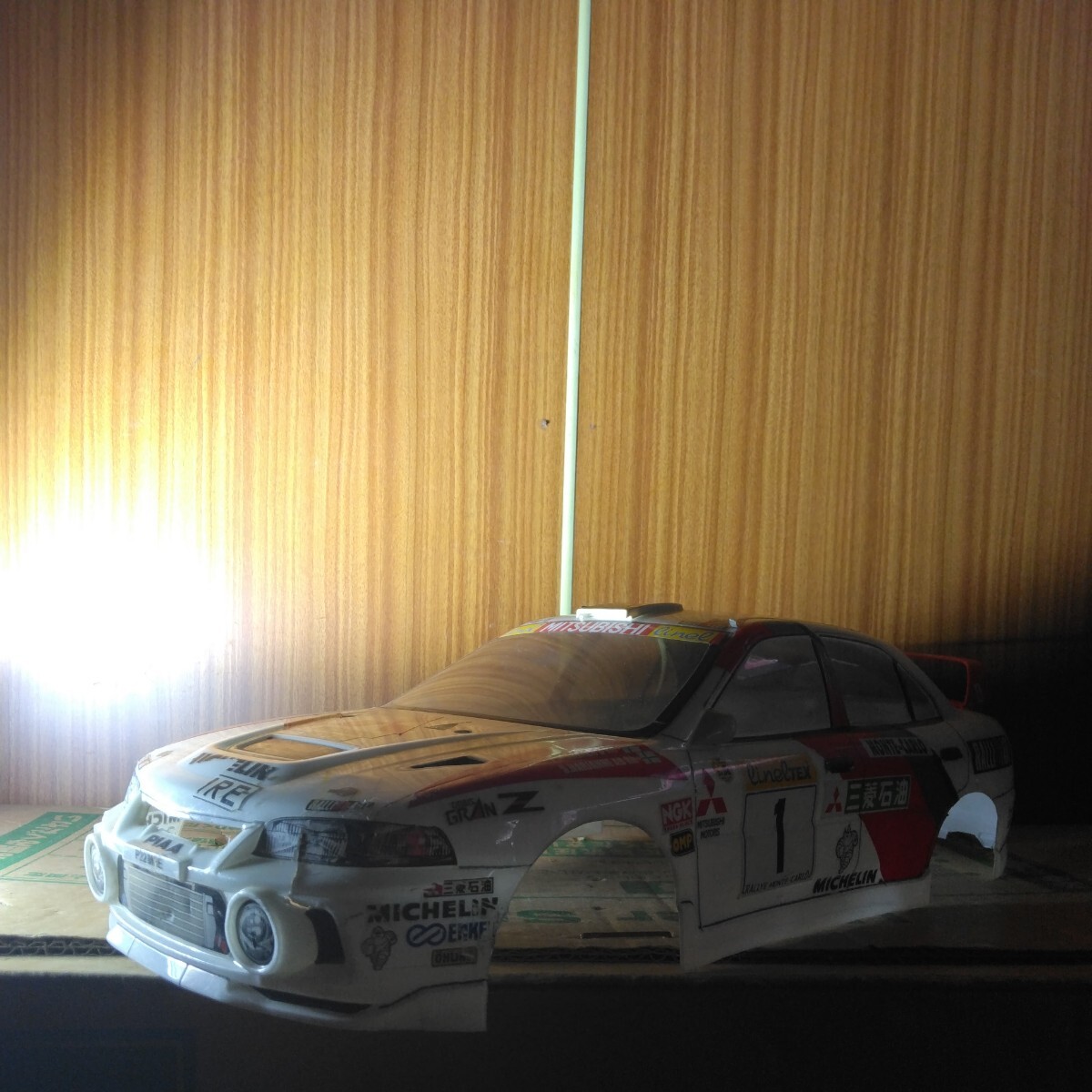 ラジコンボディ４枚セット（ 1/10 RC SKYLINE R33 GT-R / LancerEvoⅣ / F40 / Supra スカイライン ランエボ フェラーリ スープラ ） の画像4