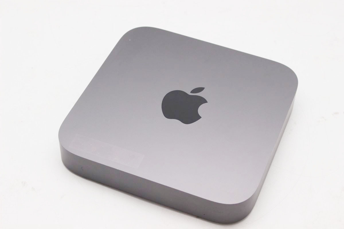 中古美品 Apple Mac Mini A1993 Late-2018 macOS 14 sonoma(正規Win11追加可) 八世代 i7-8700B 16GB NVMe 1TB-SSD 無線 中古 管:1157hの画像1