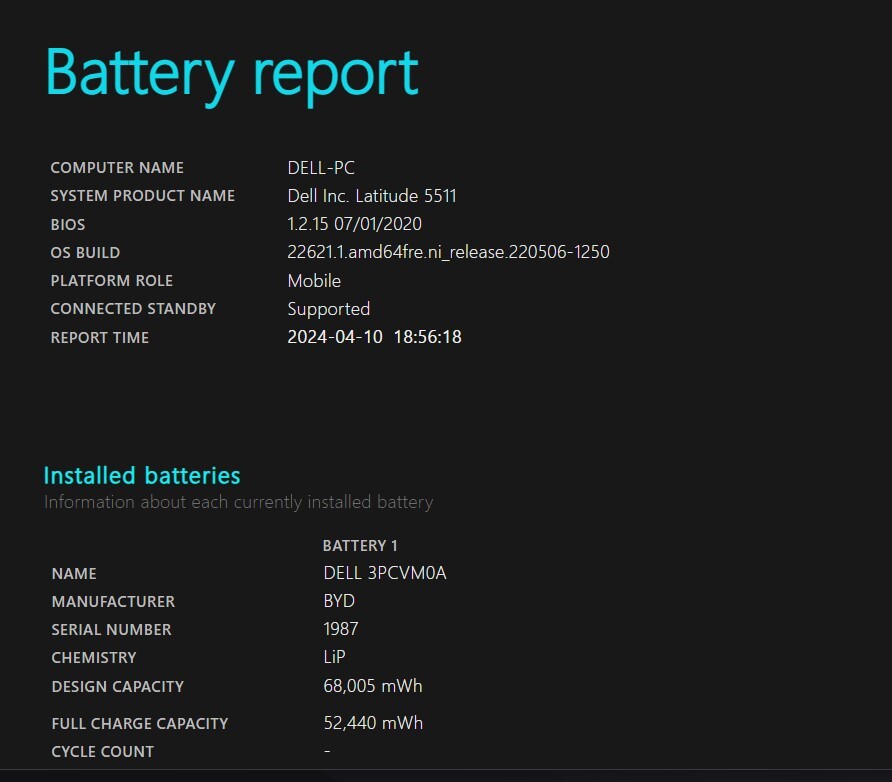 中古 フルHD 15.6型 DELL Latitude 5511 Windows11 10世代 i7-10850H 16GB NVMe 512GB-SSD NVIDIA GeForce MX250 カメラ 無線 管:1918h_画像8