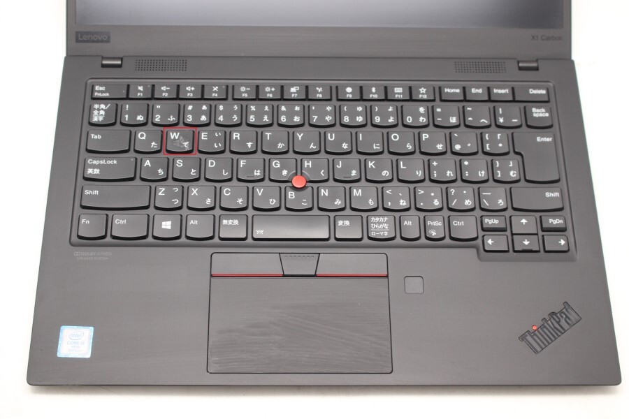 中古良品 フルHD 14型 Lenovo ThinkPad X1 Carbon Windows11 八世代 i5-8365U 8GB NVMe 256GB-SSD カメラ 無線 Office付 パソコン 管:0956m_画像3