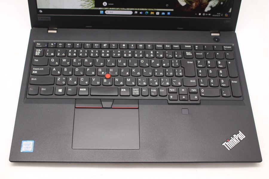 中古 フルHD 15.6型 Lenovo ThinkPad L590 Windows11 八世代 i5-8265u 8GB NVMe 256GB-SSD カメラ 無線 Office付 中古パソコン 管:1855m_画像7