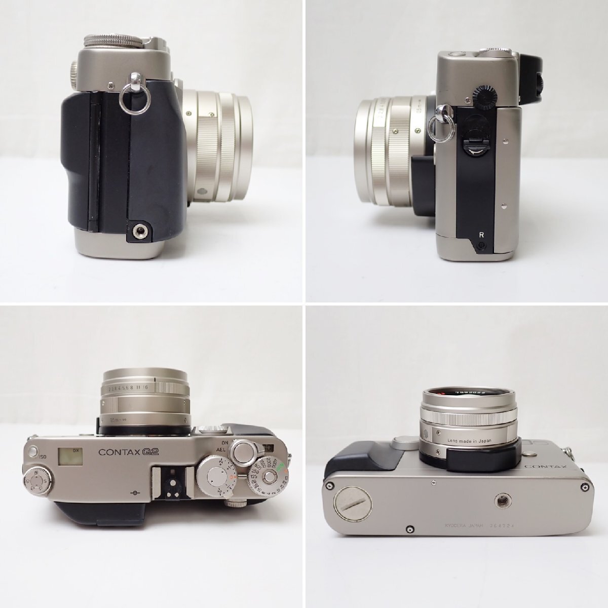 □CONTAX/コンタックス G2 カメラ一式セット/Carl Zeiss Biogon 28mm F2.8/Planar 45mm F2/TLA200/付属品多数/まとめ/ジャンク&1974300002_画像3
