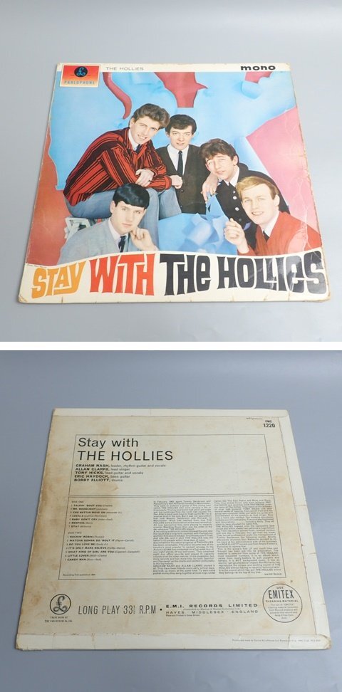 ★ザ・ホリーズ LPレコード 2点セット/STAY WITH THE HOLLIES/Greatest/ジャケット付き/UK盤/ブリティッシュロック&1970200034_画像4