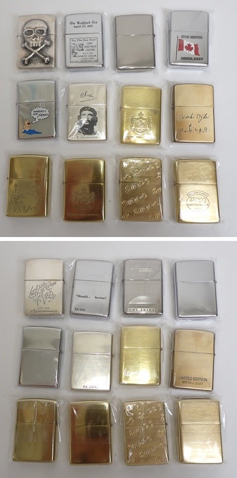 ★1円 ZIPPO 70点 大量セット/チェ・ゲバラ Silver plating/松本零士オリジナルデザイン 限定999個 他/オイルライター/まとめ&1980000006