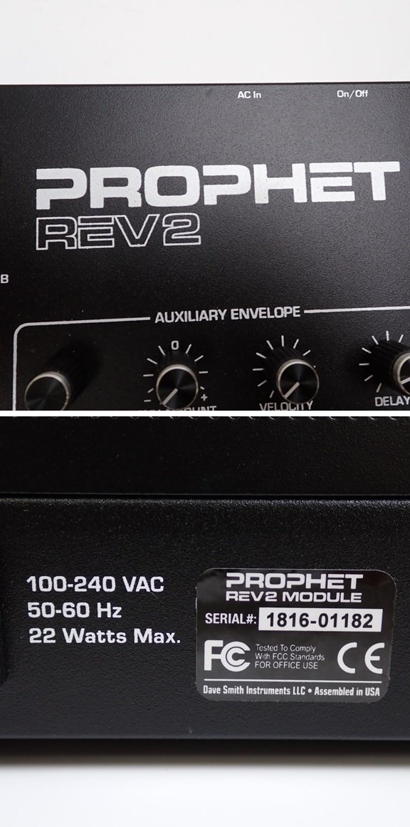 ★SEQUENTIAL/シーケンシャル PROPHET REV2 16vM MODULE アナログシンセサイザー/動作品/外箱等付属&1514300051の画像5