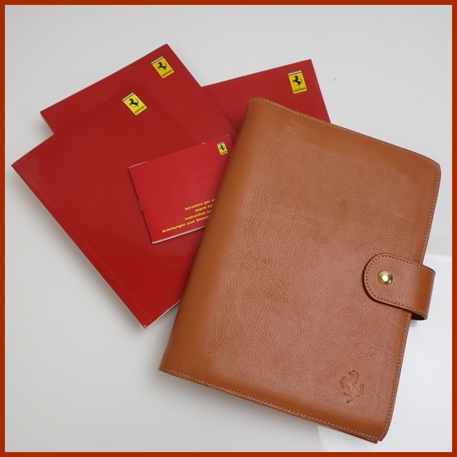 *FERRARI/ Ferrari 550 Maranello owner's manual / leather case attaching / parts list / automobile / service book / booklet &1788100078
