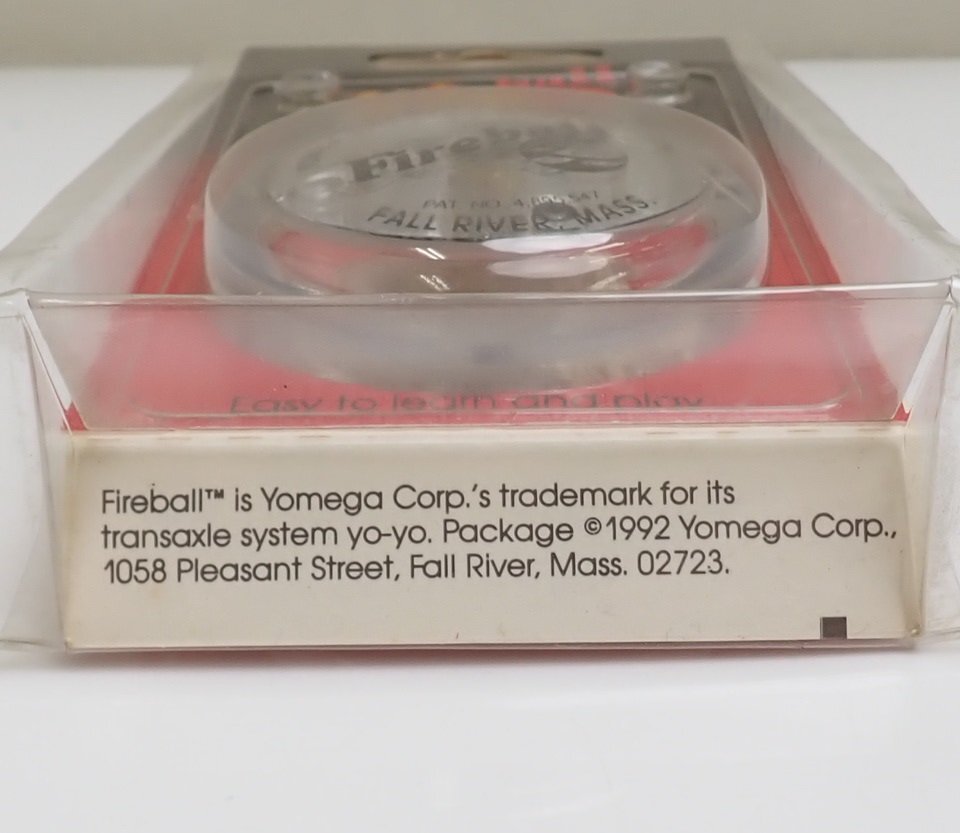 ☆1円 未使用 YOMEGA/ヨメガ ヨーヨー 初期ファイヤーボール クリア/銀紙インサート/とんがりボディ/入手困難/激レア&1683600283の画像7