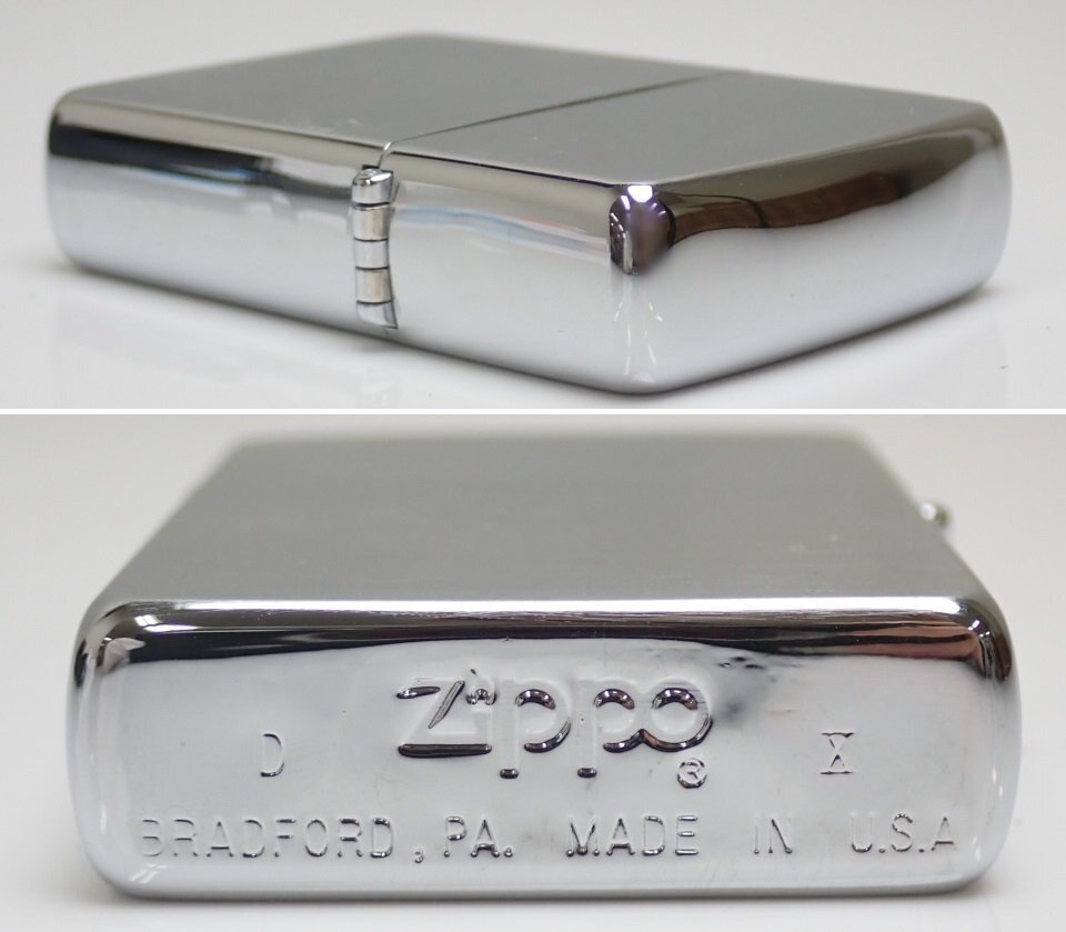 ★1円 未着火品 Zippo/ジッポー Marlboro/マルボロ ロングホーン オイルライター/シルバー/1994年製/保管ケース・外箱付き&1844600050_画像4