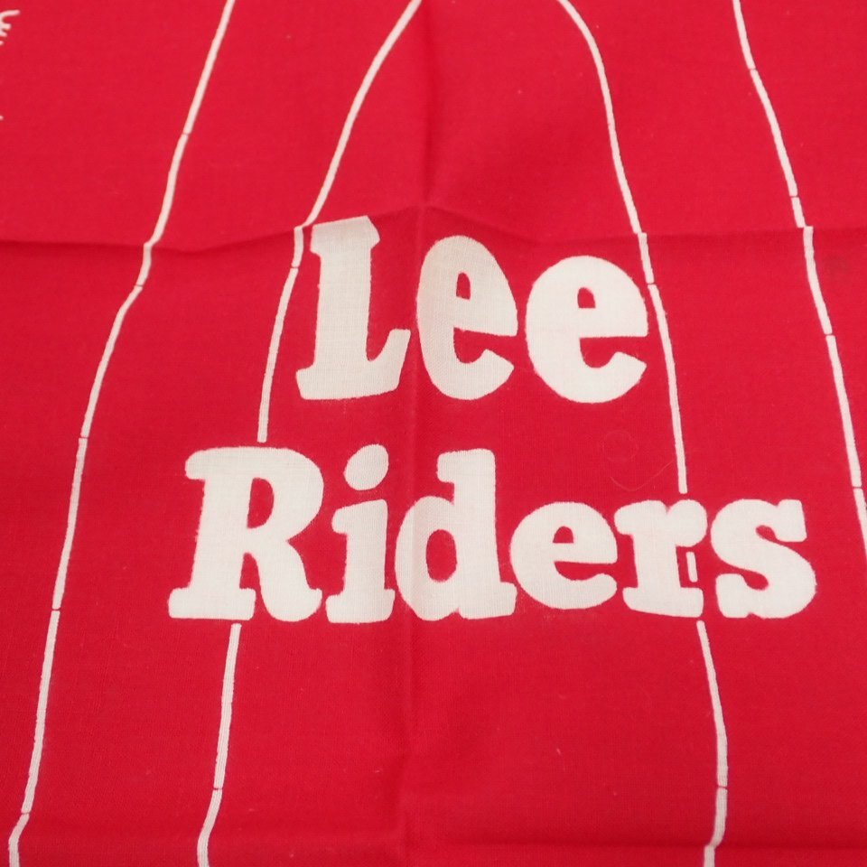 ★Lee Riders/リーライダース バンダナ レッド/総柄/ロゴ/America's Favorite&1380601696の画像4