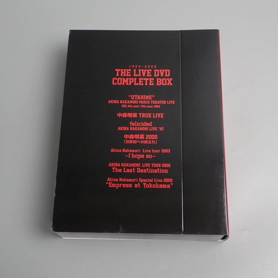 ★中森明菜 1994-2009 THE LIVE DVD COMPLETE BOX/ディスク7枚組/付属品有り/ライブ映像/J-POP/邦楽&1029004894_画像4