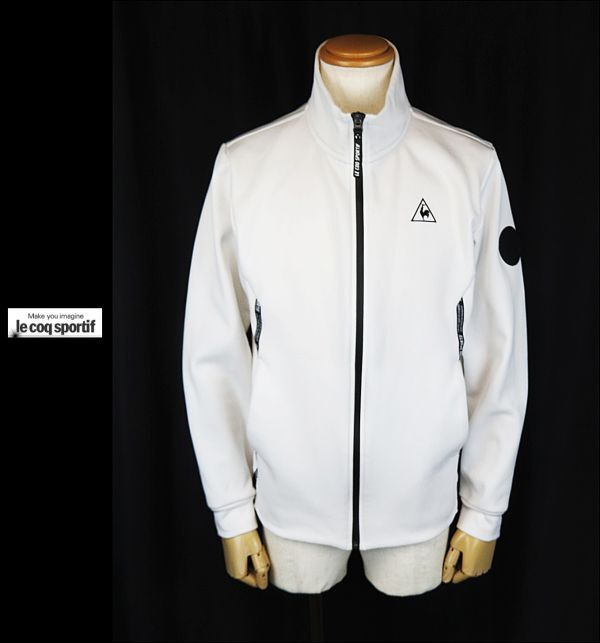 ■■＜美品＞ルコック＜LE COQ SPORTIF：Jersey：inner 起毛＞ blouson FULL ZIP track JKT＜L ＞■■の画像1