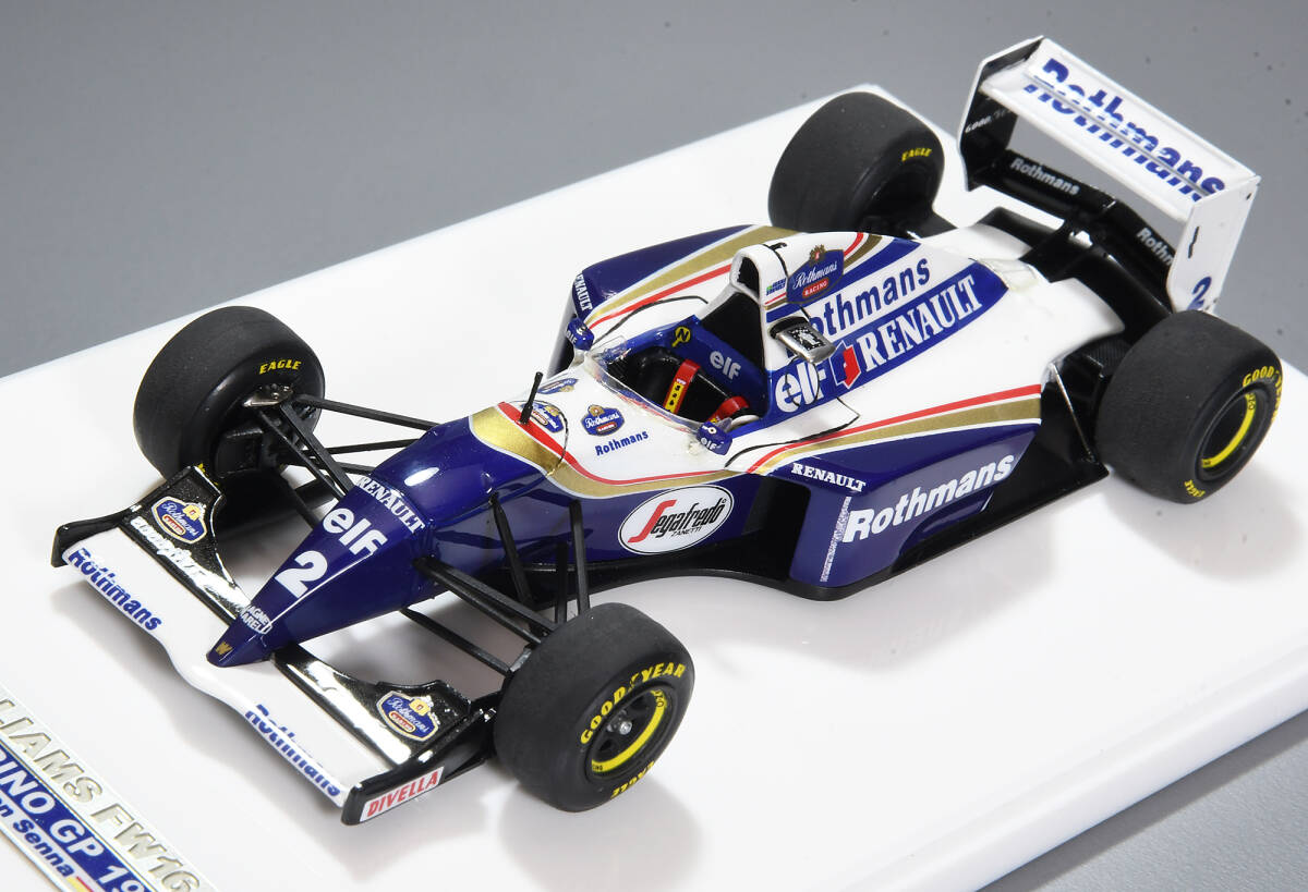 tameo KITベース完成品 1/43 ウィリアムズFW16 1994年サンマリノGP セナの画像1