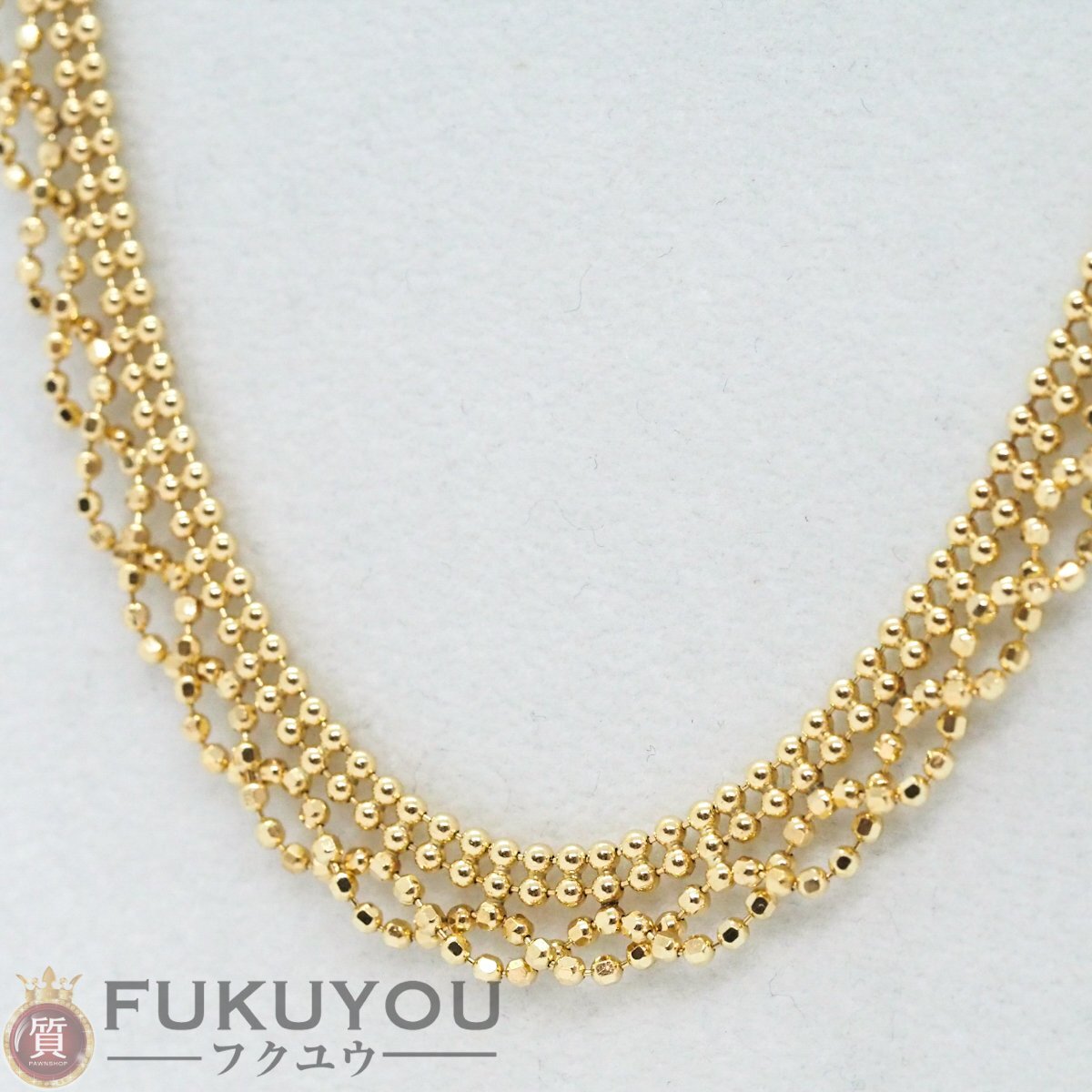【楽天スーパーセール】 K18 デザインチェーン アクセサリー 15.9g 42cm ゴールドネックレス イエローゴールド