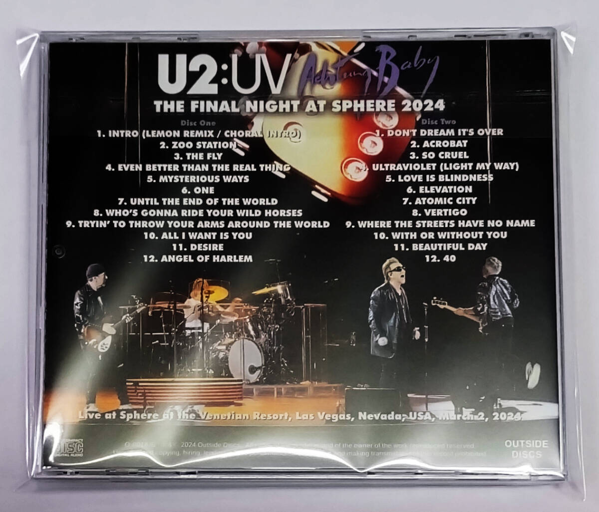U2 / THE FINAL NIGHT AT SPHERE 2024 - MULTI IEM MATRIX MASTER EDITION (2CD)の画像2