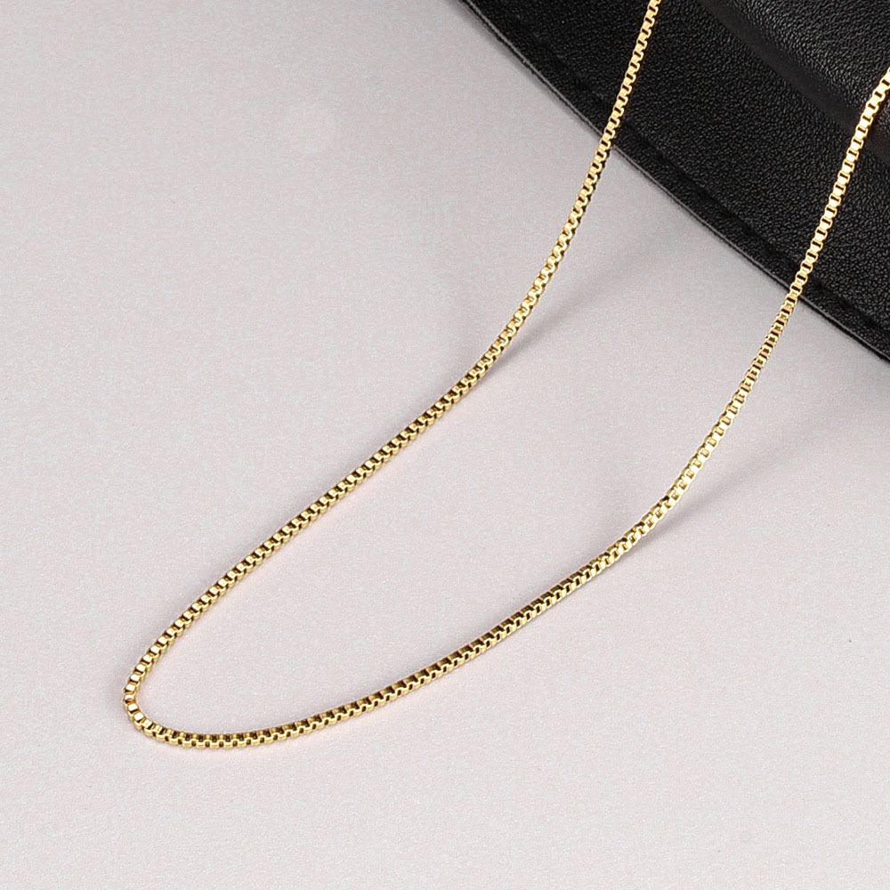 Gold necklace 18k印字あり k18 ゴールド ネックレス 18k gp 金 ネックレス レディース １円スタート 管理番号320の画像1
