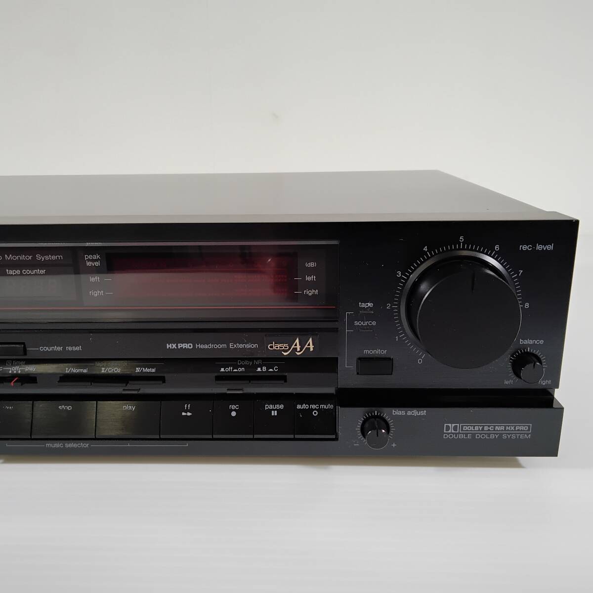 Technics テクニクス ３ヘッドカセットテープデッキ RS-B705 動作品    #0551/3の画像3