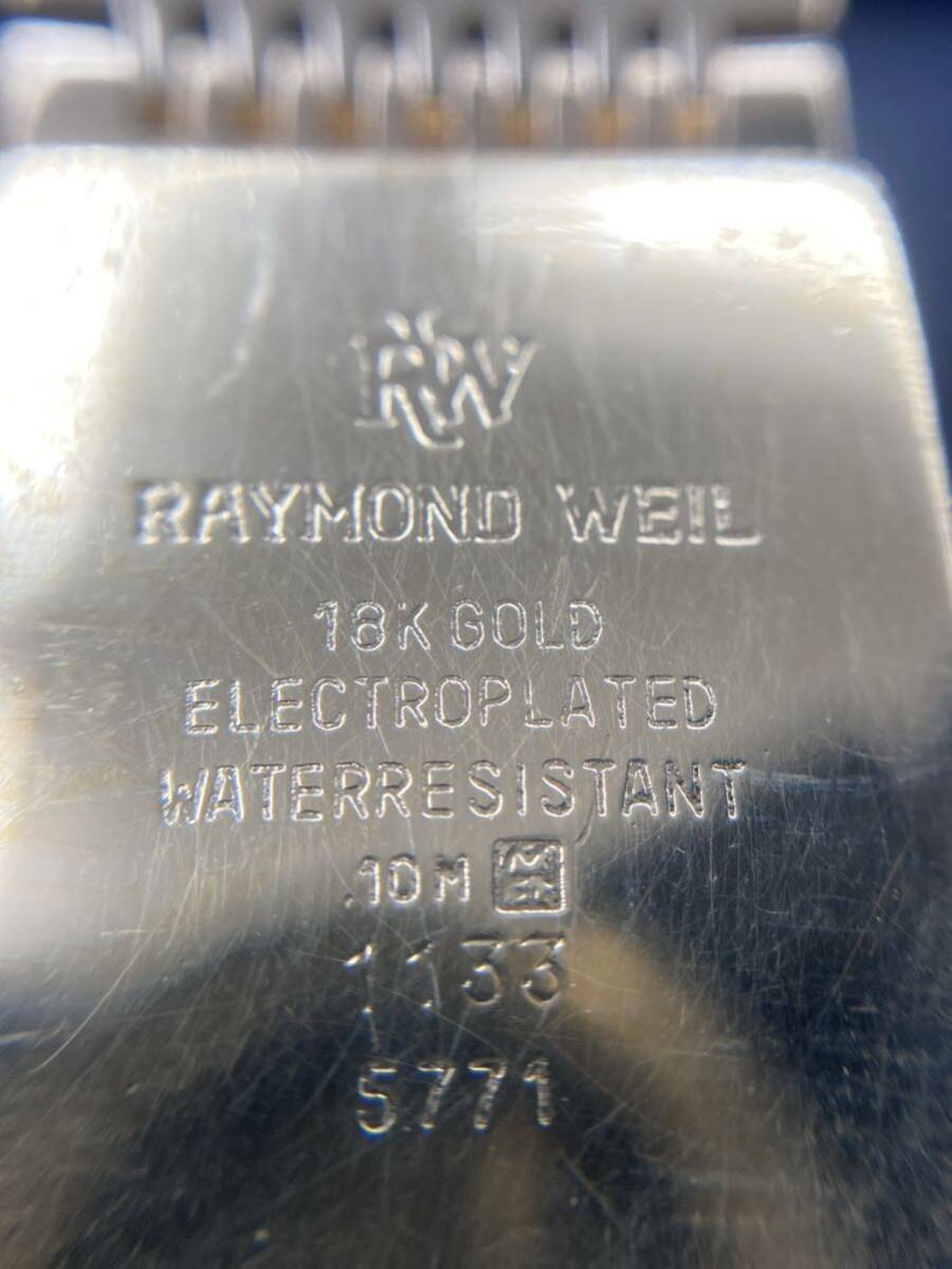 【A03D63】RAYMOND WEIL レイモンドウィル 腕時計 不動品 K18刻印 時計 18金 の画像2