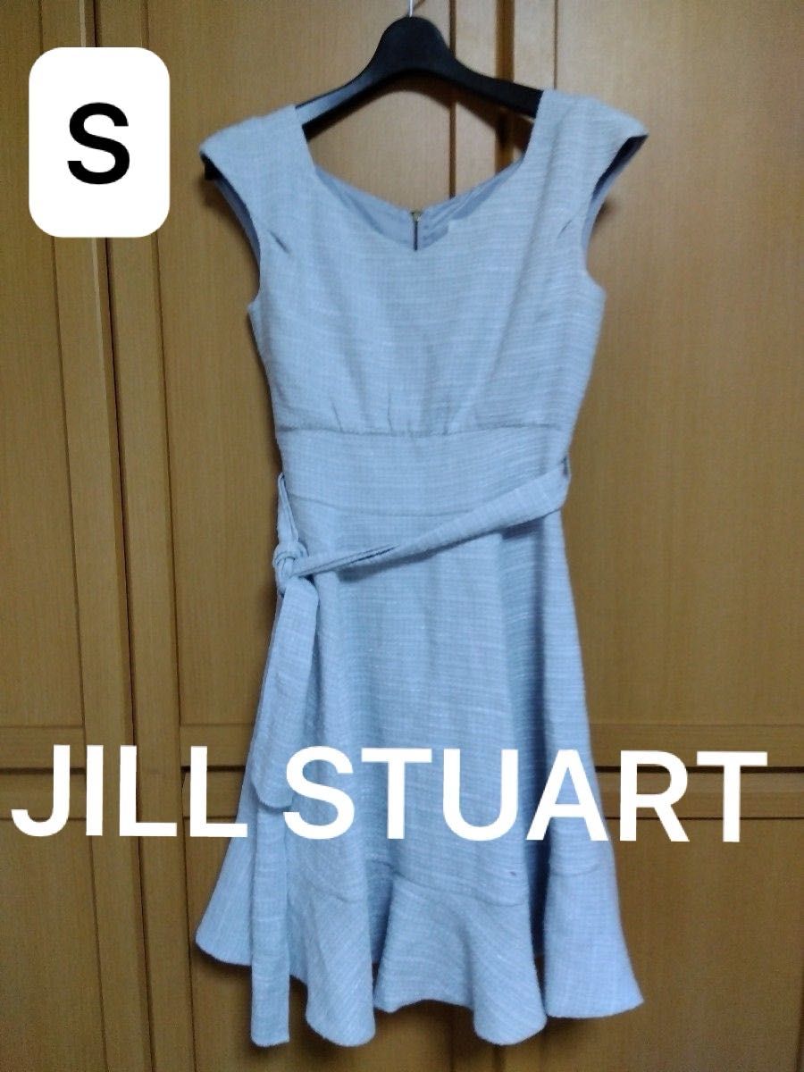 【美品】ジルスチュアートSワンピースグレーJill stuart