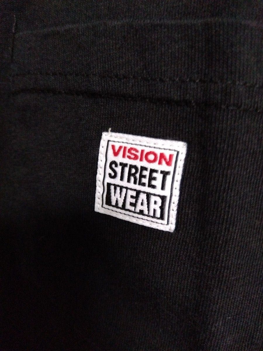 【美品】M黒VISION STREET WEARヴィジョンストリートウェア