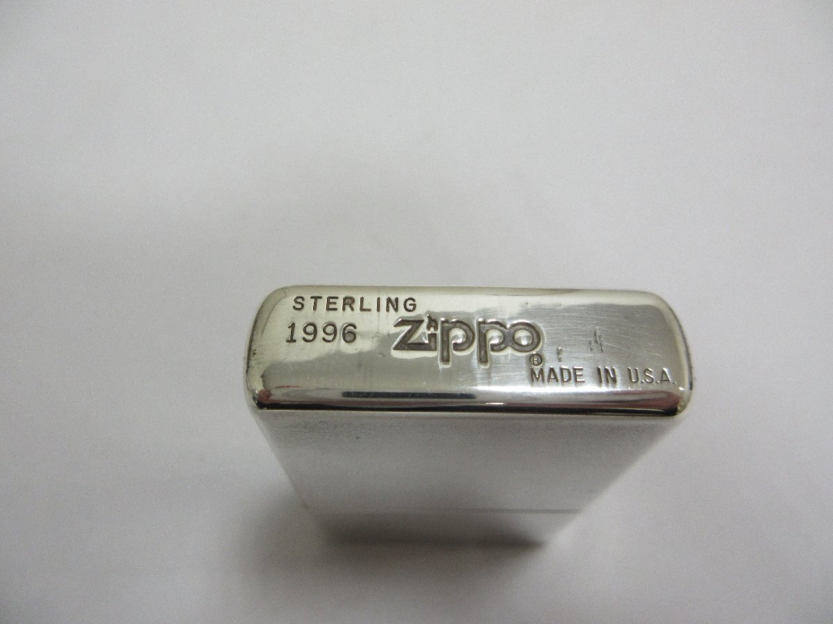 zippo STERLING スターリング STERLING SILVER 純銀 ジッポー 1996年製 オイルライター USA_画像8