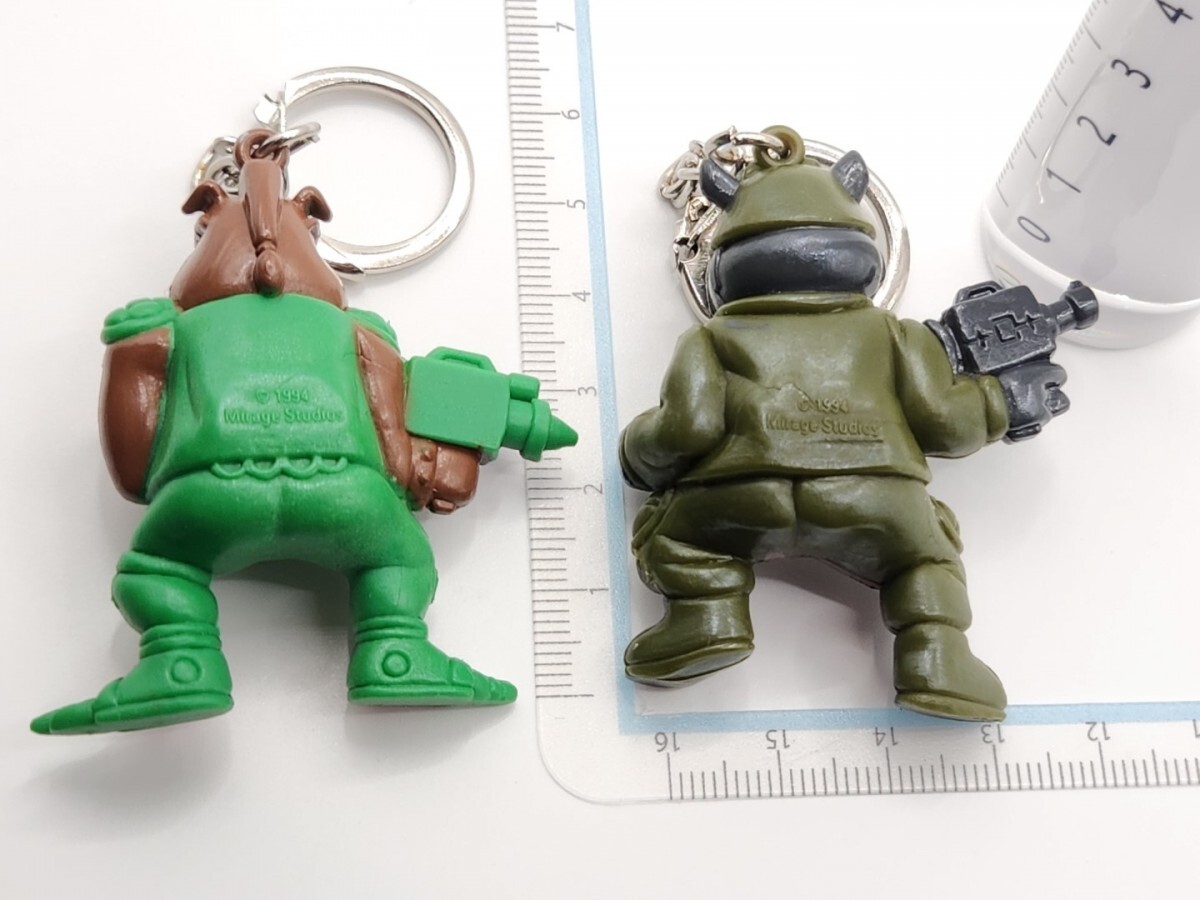 ミュータント タートルズTMNTフィギュア キーホルダー ロックステディ ビーバップ②SET[24D17検]Mutant Ninja TurtlesコレクションFigurineの画像3