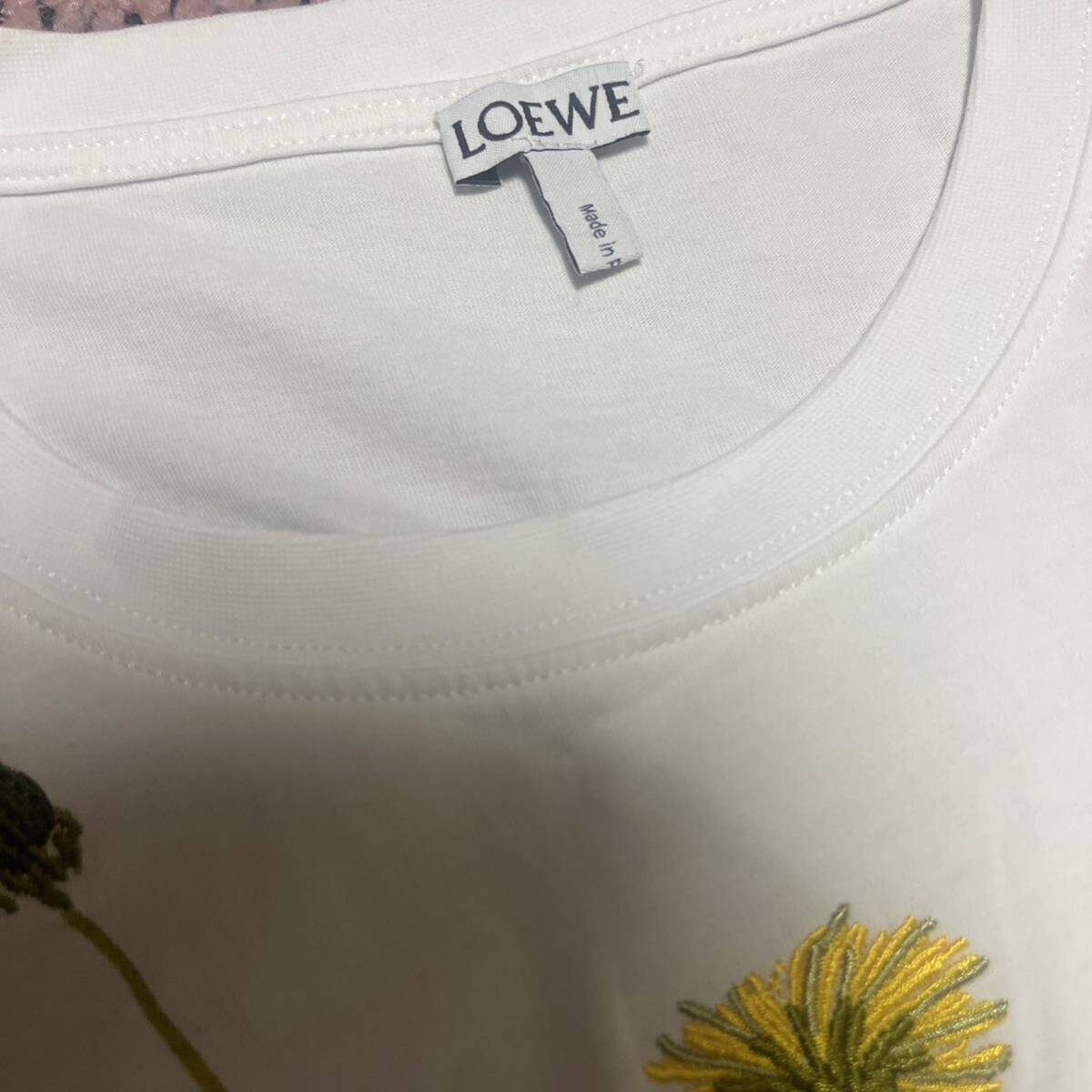 LOEWE ロエベ 刺繍Tシャツ 花柄 ユニセックスの画像6