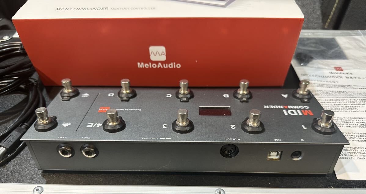 Melo Audio MIDI COMMANDER 動作良好 MIDI フットコントローラーの画像3
