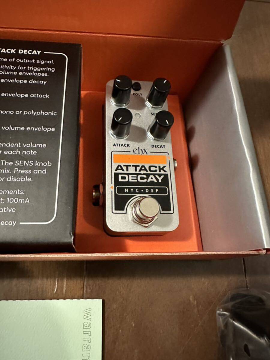 ELECTRO-HARMONIX エレクトロハーモニクス PICO ATTACK DECAY 未使用品　最近のJazz Kurt _画像1