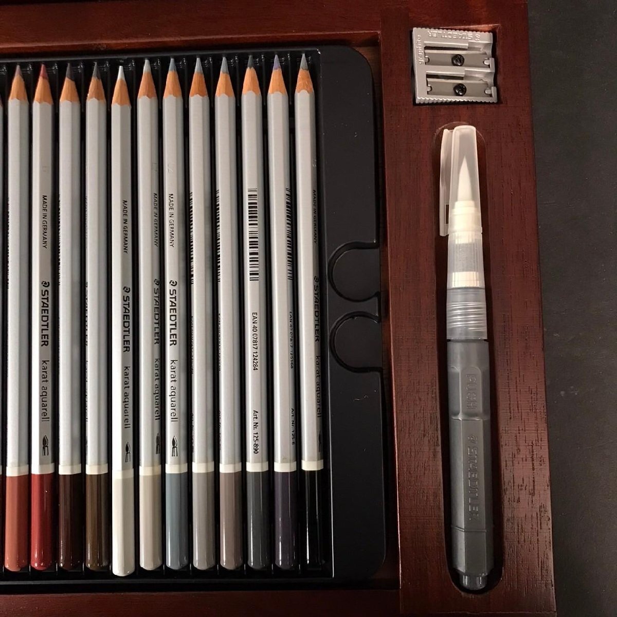 ER0329-24-3 STAEDTLER カラトアクェレル 水彩色鉛筆 クリエイティブボックス ６０色 ステッドラー 箱サイズ:21.5×38×3㎝ 80サイズ_画像8