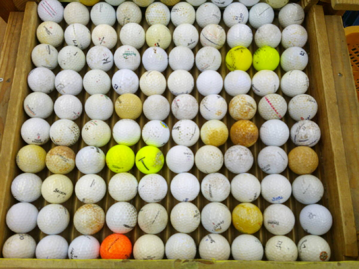  [R952] 激安 ロストボール 500球 ブランド 混合 ゴルフボール コースボール 訳あり 練習用 練習球 打ちっぱなしの画像6