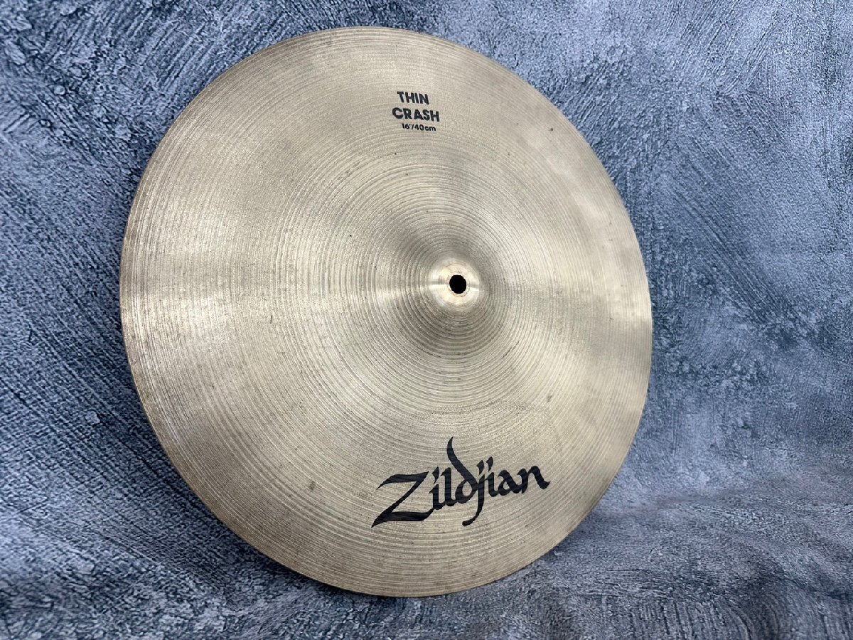 □t1679 中古★Zildjian ジルジャン THIN CRASH 16/40cm クラッシュシンバルの画像1