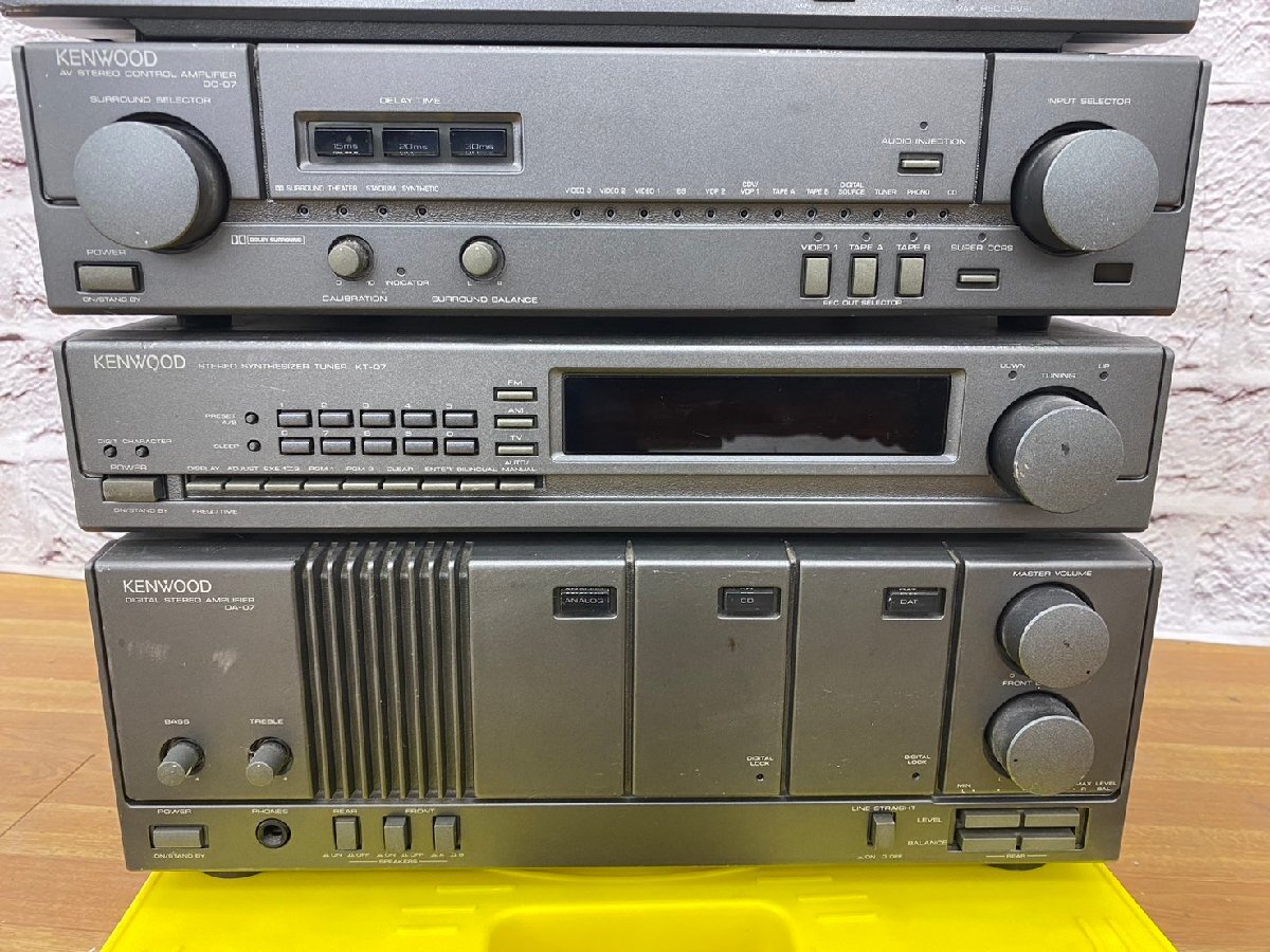 □t1935 現状品★Kenwood ケンウッド DC-07/DA-07/KT-07/DP-07/KX-07  システムコンポの画像7